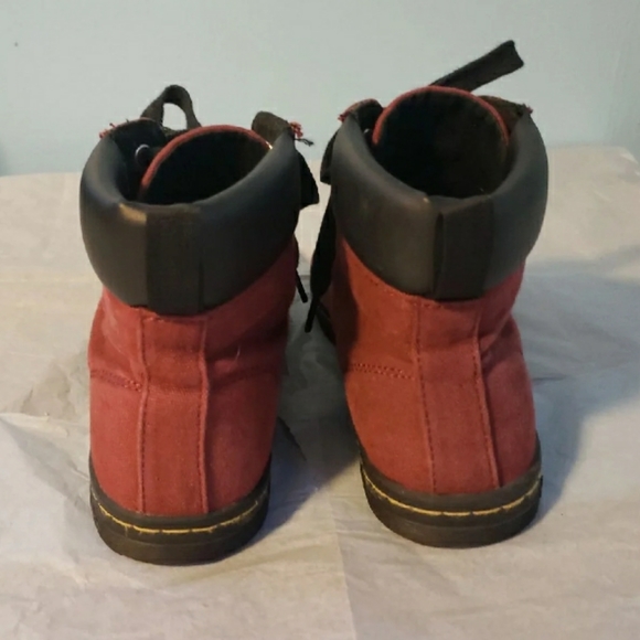 Dr. Martens "Maelly" Maroon/Cherry Boots Size 8 - Picture 2 of 6